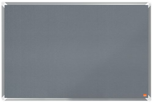 32040J - Nobo 1915195 Premium Plus Grey Felt Notice Board 900x600mm