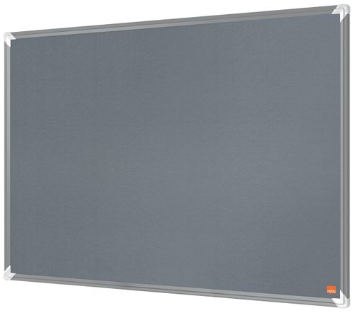 32040J - Nobo 1915195 Premium Plus Grey Felt Notice Board 900x600mm