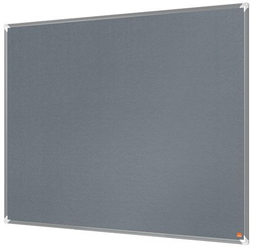 Nobo 1915196 Premium Plus Grey Felt Notice Board 1200x900mm