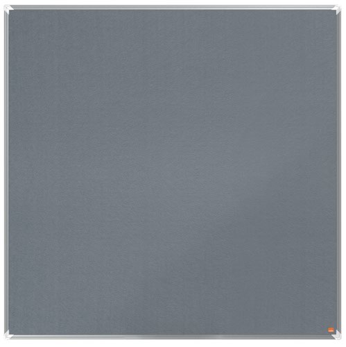 Nobo 1915197 Premium Plus Grey Felt Notice Board 1200x1200mm