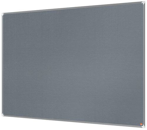 Nobo 1915199 Premium Plus Grey Felt Notice Board 1800x1200mm 32044J