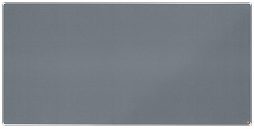 Nobo 1915200 Premium Plus Grey Felt Notice Board 2400x1200mm