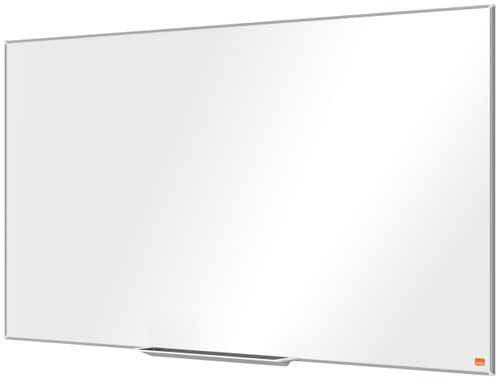Claim a Free Nobo Whiteboard Starter Kit when you purchase this product until 30th June 2024Terms & Conditions apply, to claim please register online  here.Widescreen format enamel magnetic whiteboard with a contemporary slim and stylish frame delivers a more accessible and optimal writing surface.The InvisaMount™ system makes installation easy with fixings neatly concealed behind the board, a stylish whiteboard pen tray is included for the storage of whiteboard markers and erasers. The enamel magnetic whiteboard surface offers a superior level of erasability and durability for frequent use.Size: 1220x690mm.