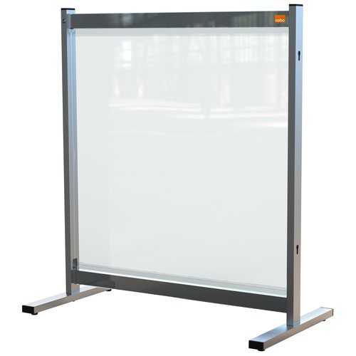 31186J - Nobo 1915547 Premium Plus Clear PVC Protective Desk Divider Screen 700x860mm