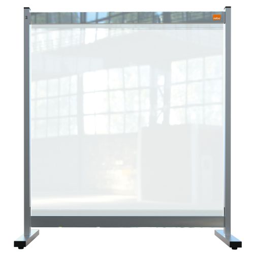 Nobo 1915547 Premium Plus Clear PVC Protective Desk Divider Screen 700x860mm 31186J