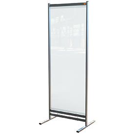 Nobo 1915552 Premium Plus Clear PVC Free Standing Protective Room Divider Screen 780x2060mm