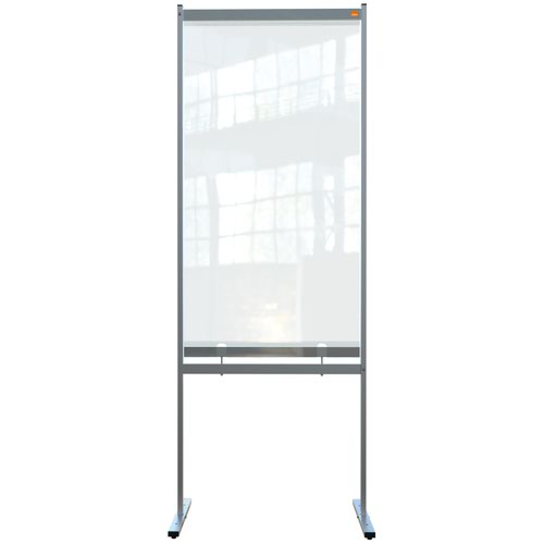 Nobo 1915558 Premium Plus Clear PVC Free Standing Protective Divider Screen 780x2060mm 31190J