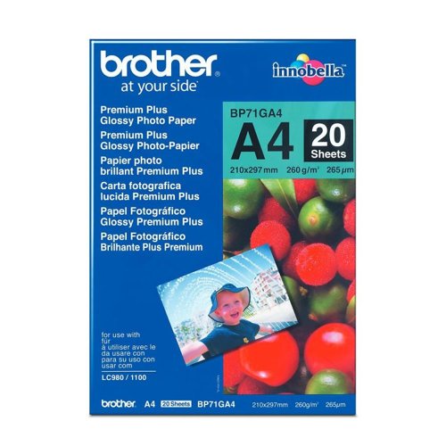 Brother BP71G A4 Glossy Paper (20 Sheets)