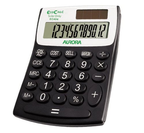 Aurora EC404 Handheld Calculator