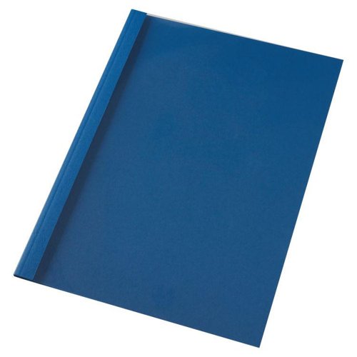 GBC IB451010 Leathergrain Blue Thermal 3mm Binding Covers 21418J