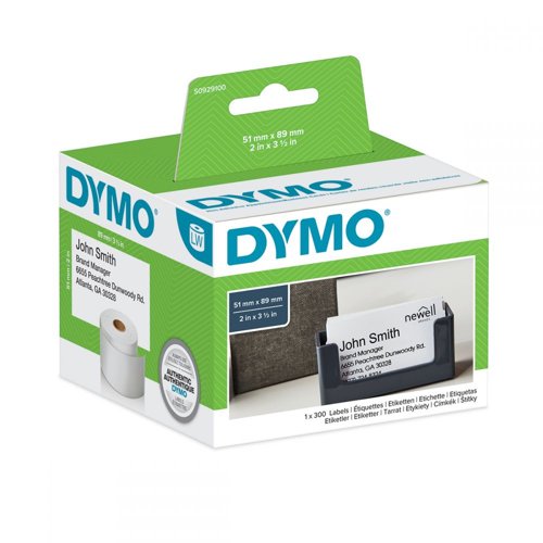 Dymo S0929100 51mm x 89mm Appointment Name Badge Cards