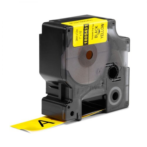 Dymo 1805431 24mm Black on Yellow