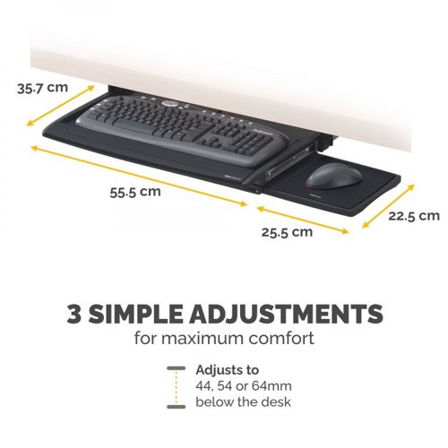 Fellowes 8031201 Office Suites Deluxe Keyboard Manager