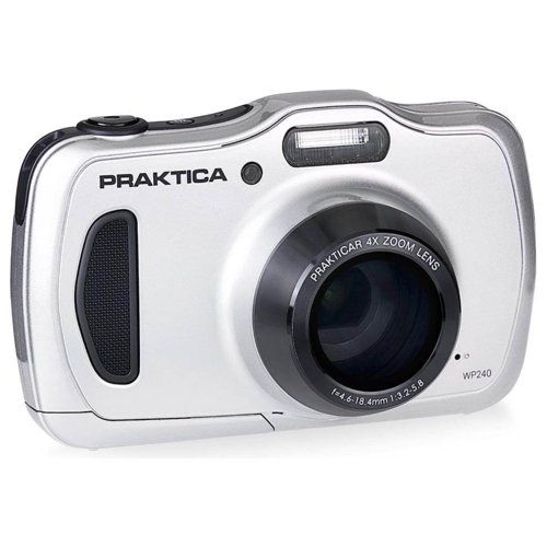 The PRAKTICA WP240 has 20 Megapixels and a 4x Optical protected zoom lens, which is perfect for outdoor use. Whether you need a general purpose home and holiday waterproof camera or a more robust commercial camera the Luxmedia WP240 makes a great choice. Choose from 29 creative modes to suit any situation including portrait, low light and landscape. Dedicated one-touch buttons help accessing menus and shooting modes simpler, making great photos and videos available to everyone.