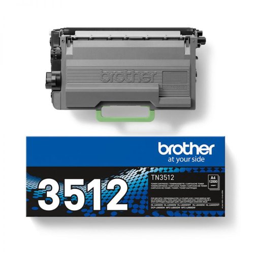 Brother TN3512 Black Toner 12000 Page Yield