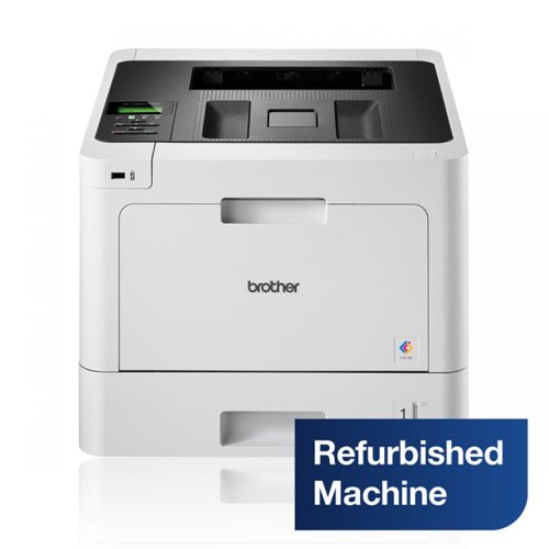 28402J | The HL-L8260CDW delivers print speeds of 31ppm to keep pace with today’s busy work environment, plus advanced network, USB and mobile connectivity help to increase office productivity.Duplex double sided printing and optional high-yield toners save time and money, with a 250 sheet tray and a 50 sheet multi-purpose tray handling paper requirements. Designed for flexible printing requirements, the HL-L8260CDW includes a black3,000 page toner, and cyan, magenta and yellow 1,800 page toner.A print resolution output of up to 2,400 x 600dpi yields professional results. Easily print from your mobile device, using Brother’s iPrint&Scan, Brother print service plug-in for Android, Google Cloud Print 2.0, Mopria and AirPrint.First print is in less than 15 seconds (colour & mono from 'ready' mode) with secure print, 2 line, 16 character backlit display, 66 scalable fonts, 12 bitmap fonts & 16 barcodes.EMULATION: PCL6, BR-Script3 (PostScript®3™ Language Emulation), Direct Print: PDF 1.7, XPS.PRINTER DRIVERS: Windows/Macintosh and Linux compatible.**USB cable not supplied**A Grade (refurbished) machines are in 'as new' condition. They are a machine that has been returned as incorrectly ordered, not required or the unit may have failed on arrival in which case the failed part is replaced and therefore A Graded. A full 12 months warranty is included