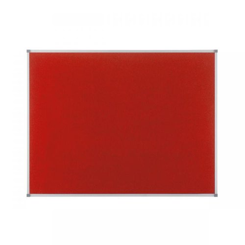 Nobo 1902260 Classic Red Felt Noticeboard 1200 x 900mm