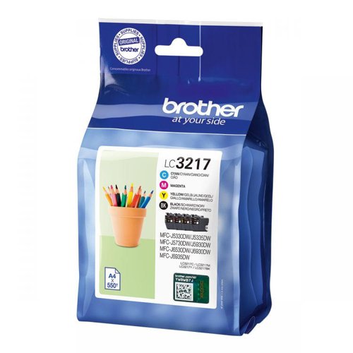 Brother LC3217 Value Pack B-C-M-Y