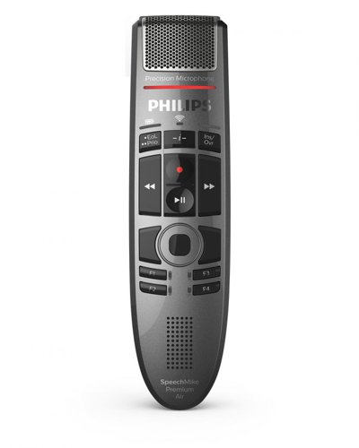 Philips SMP4000 SpeechMike Premium Air Push Button Dictation Microphone