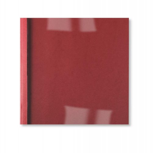 GBC IB451218 Leathergrain A4 Thermal Binding Covers Red Pack of 100 28982J