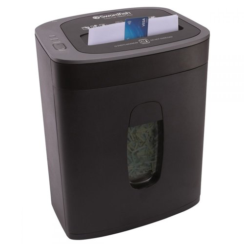 Swordfish 1000XC Plus 10 Sheet Cross Cut Shredder Black