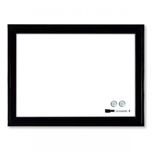 Nobo 1903785 Magnetic Dry Erase Whiteboard Black plastic Frame 430 x 585mm | 29066J | ACCO Brands