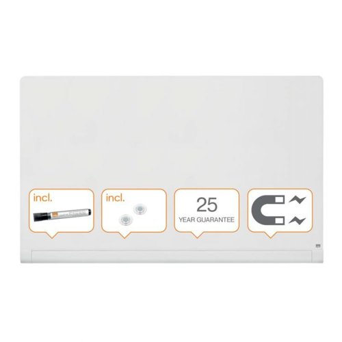 Nobo 1905193 Impression Pro Glass Magnetic Whiteboard 1900x1000mm