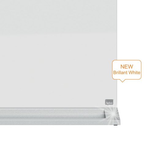 Nobo 1905265 Diamond Glass Magnetic Desktop Board
