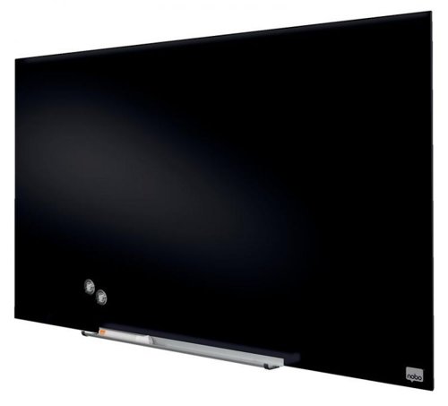 Nobo 1905180 Black Impression Pro Glass Magnetic Whiteboard 1000x560mm