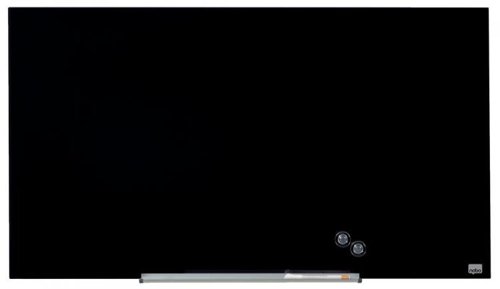 Nobo 1905180 Black Impression Pro Glass Magnetic Whiteboard 1000x560mm