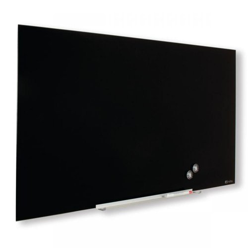 Nobo 1905182 Black Impression Pro Glass Magnetic Whiteboard 1900x1000mm