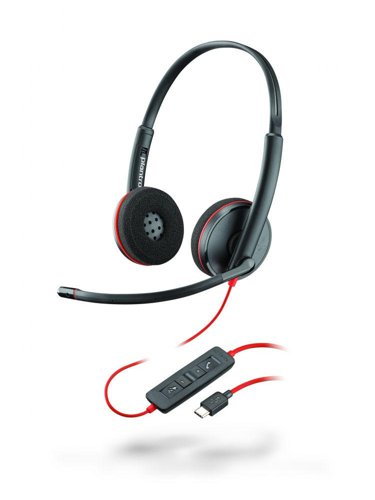 Poly Blackwire C3220 USB-C Hi-Fi Stereo Headset