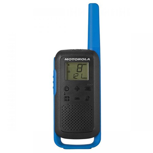 Motorola TLKR T62 Walkie-Talkie Radios TWIN Pack Blue
