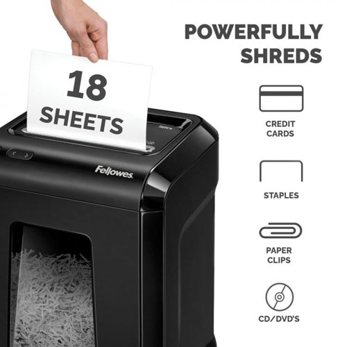 Fellowes 92Cs Cross Cut Shredder Personal Shredders 29850J Active Group  | Business Supplies. Workwear. Furniture. Promotional Merchandise. Business Technology