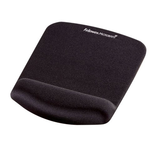 Fellowes 9252003 PlushTouch Mousepad Wrist Support Black