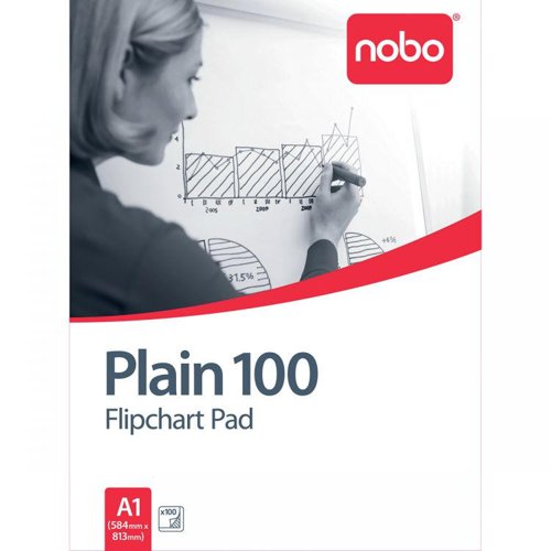Nobo 34633681 100 Page A1 Flipchart Pad Pack of 2 | 30646J | ACCO Brands