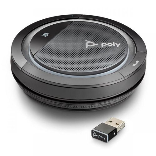 Poly Calisto 5300 USB-A Microsoft Teams Portable Speakerphone with Bluetooth Adaptor
