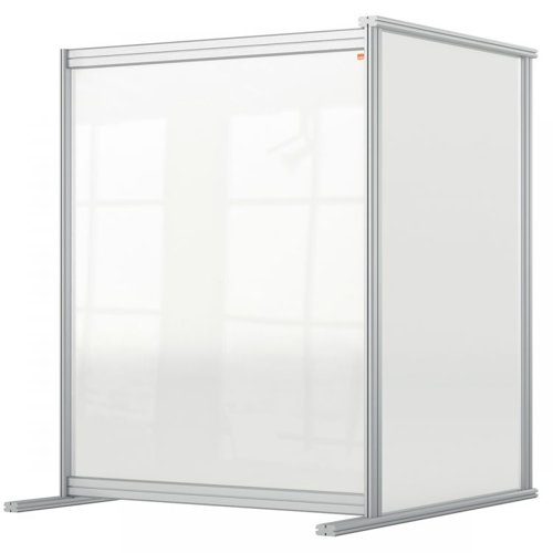 Nobo 1915497 Premium Plus Desk Divider Extender 800x1000mm Acrylic