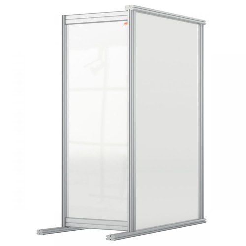 Nobo 1915499 Premium Plus Desk Divider Extender 400x1000mm Acrylic