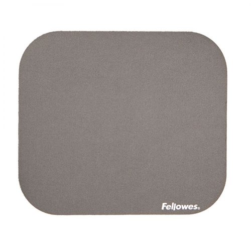31208J | Fellowes Silver Solid Colour Mouse Mats are ideal for use at home or in the office and provide comfortable, reliable and precise mouse tracking.Consisting of 50% recycled material the durable, wipe clean surface provides improved tracking for both optical and laser mice. Additional features include a non reflective and non skid base which protects the user’s desktops from scuffs and scratches.