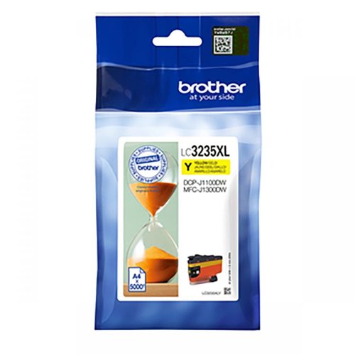 Brother LC3235XLY Yellow Ink Cartridge 5000 Pages