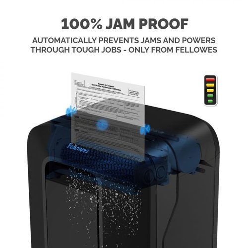 Fellowes Powershred LX200 Mini-Cut Shredder Black