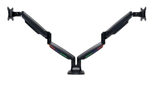 Kensington K59601WW SmartFit One-Touch Height Adjustable Dual Monitor Arm
