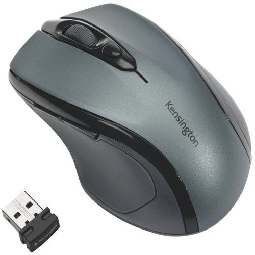 Kensington K72423WW Pro Fit Wireless Mid-Size Mouse Grey | 31721J | ACCO Brands