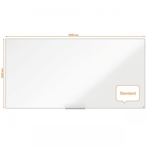 Nobo Impression Pro 2400x1200mm Nano Clean Magnetic Whiteboard
