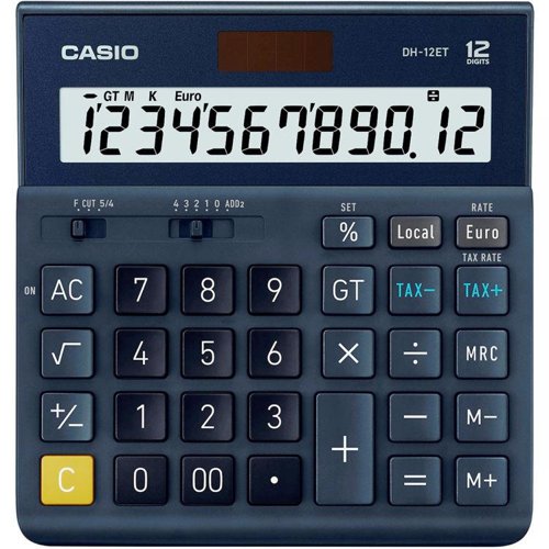 31779J - Casio DH-12ET 12 Digit Desktop Calculator
