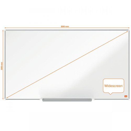 Nobo Impression Pro 890x500mm Widescreen Enamel Magnetic Whiteboard