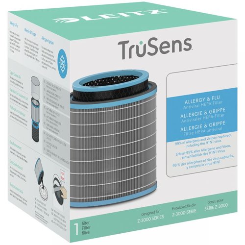 Leitz TruSens Z-3000 Allergy and Flu Anti-viral 3-in-1 HEPA Filter Drum