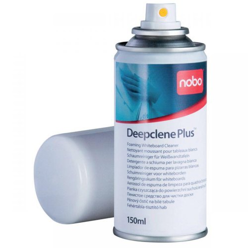 Nobo 34538408 Deepclene Plus Foaming Whiteboard Cleaner 150ml