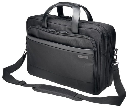 32289J | Comfortable, secure, stylish, durable and Security checkpoint friendly, the ergonomist-approved Kensington Contour 2.0 15.6" Business Laptop Briefcase is the perfect laptop briefcase for mobile professionals. The briefcase features a contoured panel that hugs the body and shifts weight closer to the centre of gravity when lifting properly.